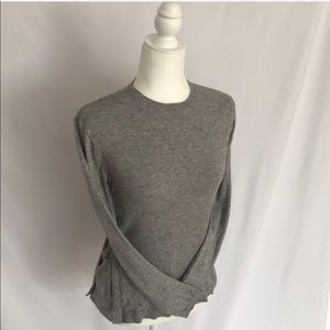 LoveTree Knit Tie Insert Sweater, Grey M